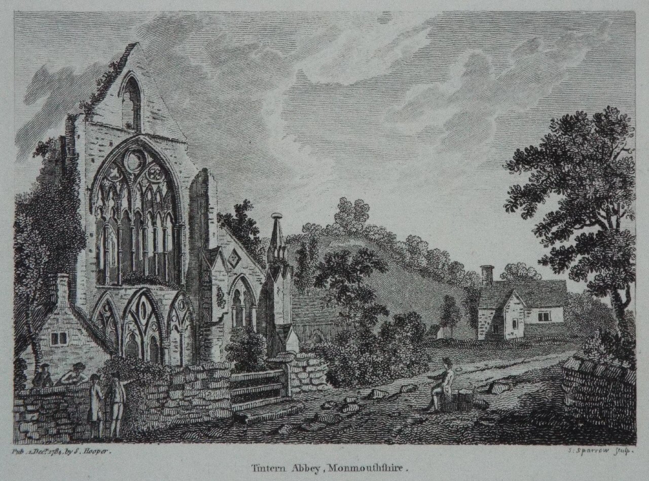 Print - Tintern Abbey, Monmouthshire. - 